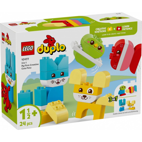 Klocki DUPLO 10477 Kreatywne zwierzaki 3 w 1