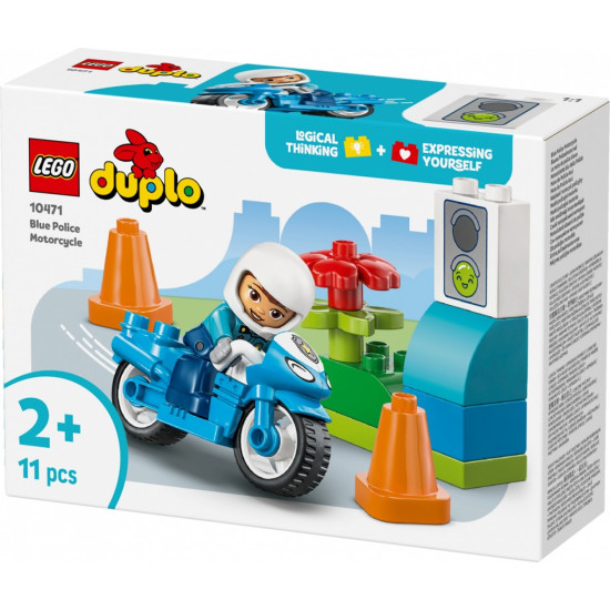 Klocki DUPLO 10471 Niebieski motocykl policyjny