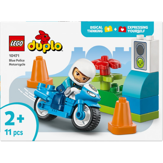 Klocki DUPLO 10471 Niebieski motocykl policyjny