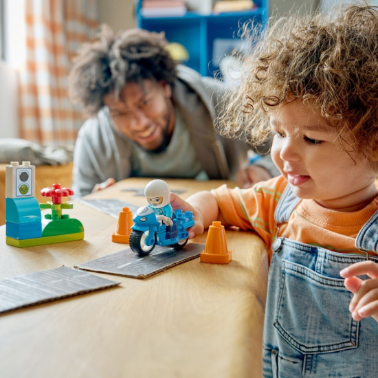 Klocki DUPLO 10471 Niebieski motocykl policyjny