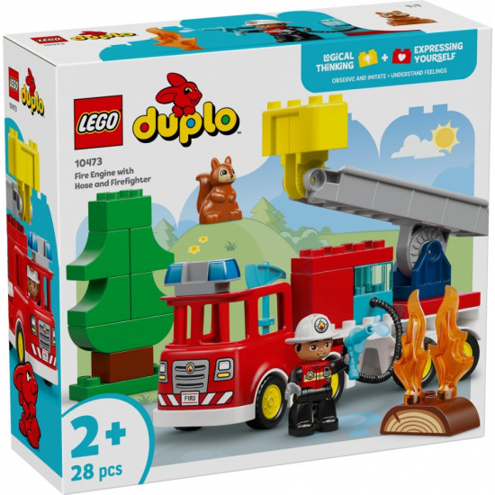 Klocki DUPLO 10473 Wóz strażacki z wężem i strażakiem