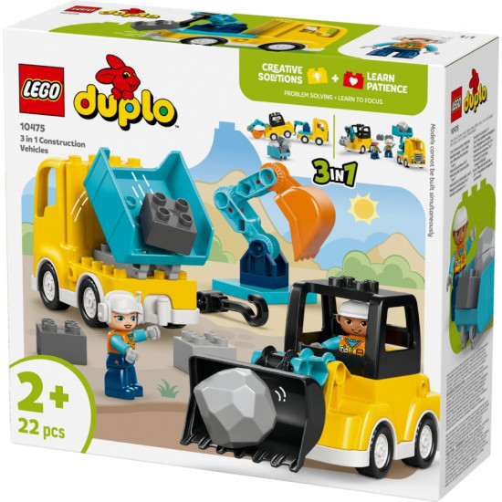 Klocki DUPLO 10475 Maszyny budowlane 3 w 1