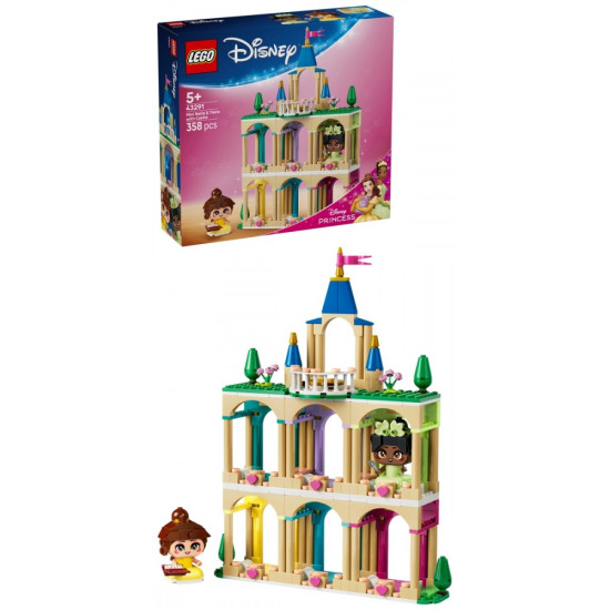 Klocki Disney 43291 Mała Bella i Tiana z zamkiem