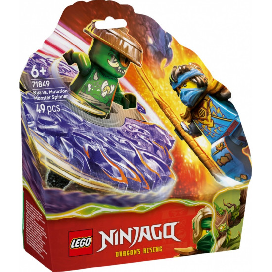 Klocki Ninjago 71849 Nya kontra zmutowany potwór na spinnerze