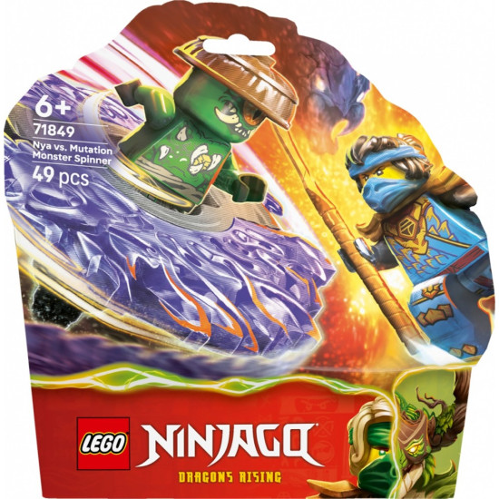 Klocki Ninjago 71849 Nya kontra zmutowany potwór na spinnerze