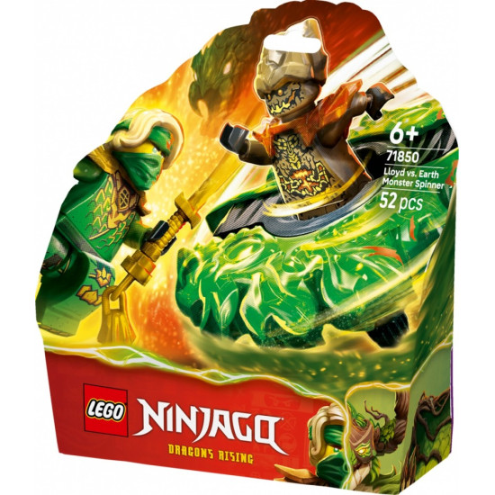 Klocki Ninjago 71850 Lloyd kontra ziemny potwór na spinnerze