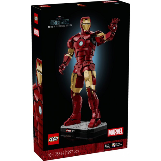 Klocki Super Heroes 76344 Iron Man Mark 3 - edycja kolekcjonerska