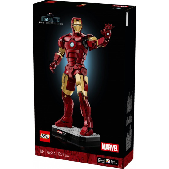 Klocki Super Heroes 76344 Iron Man Mark 3 - edycja kolekcjonerska