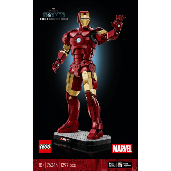 Klocki Super Heroes 76344 Iron Man Mark 3 - edycja kolekcjonerska