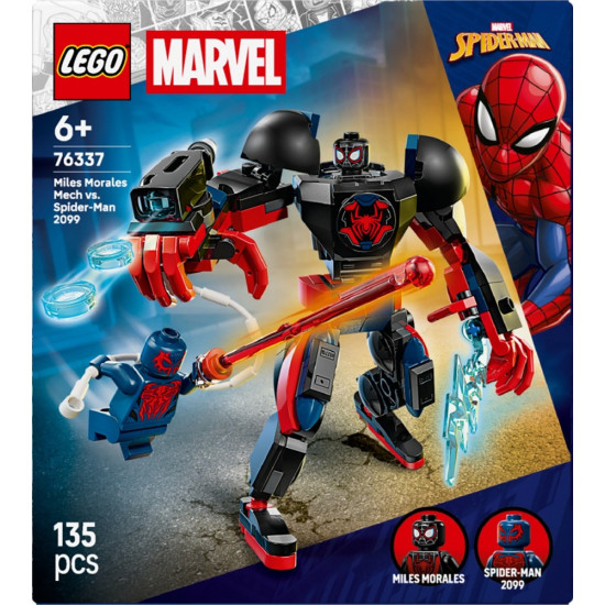 Klocki Super Heroes 76337 Miles Morales kontra Spider-Man 2099