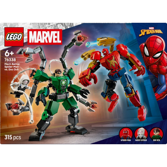 Klocki Super Heroes 76338 Bitwa mechów: Spider-Man kontra Doc Ock
