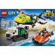 Klocki City 60505 Zestaw z samolotem, ciężarówką serwisową i poduszkowcem