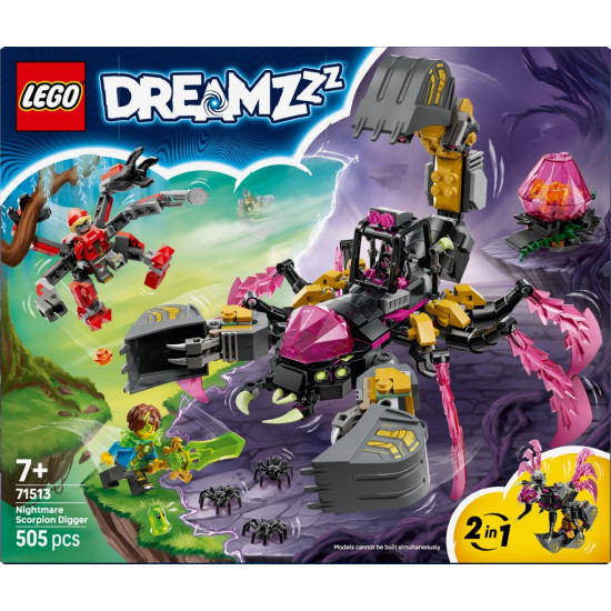 Klocki DREAMZzz 71513 Koszmarna skorpionowa koparka