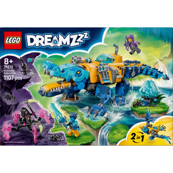 Klocki DREAMZzz 71512 Krokodylołódź podwodna