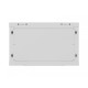 Szafa instalacyjna rack wisząca 19 cali 6U 600x600 szara drzwi perforowane (flat pack) 
