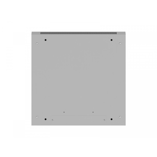 Szafa instalacyjna rack wisząca 19 cali 6U 600x600 szara drzwi perforowane (flat pack) 