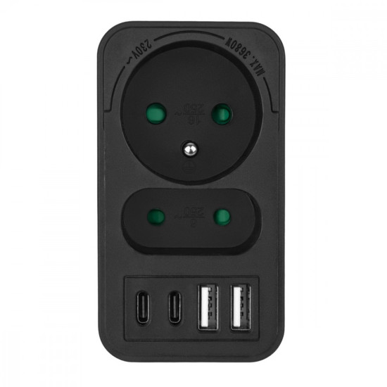 Rozdzielacz na 2 gniazda MCE249 F/B 