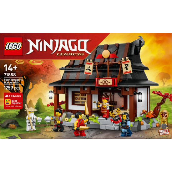 Klocki Ninjago 71858 Kuźnia Cztery Bronie - 15-lecie