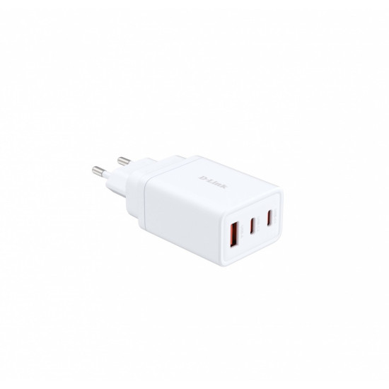 Ładowarka zasilacz GAN 2x 65W 2x USB-C 1x USB-A 