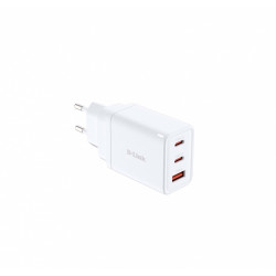 Ładowarka zasilacz GAN 2x 65W 2x USB-C 1x USB-A 