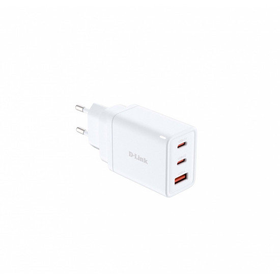 Ładowarka zasilacz GAN 2x 65W 2x USB-C 1x USB-A 