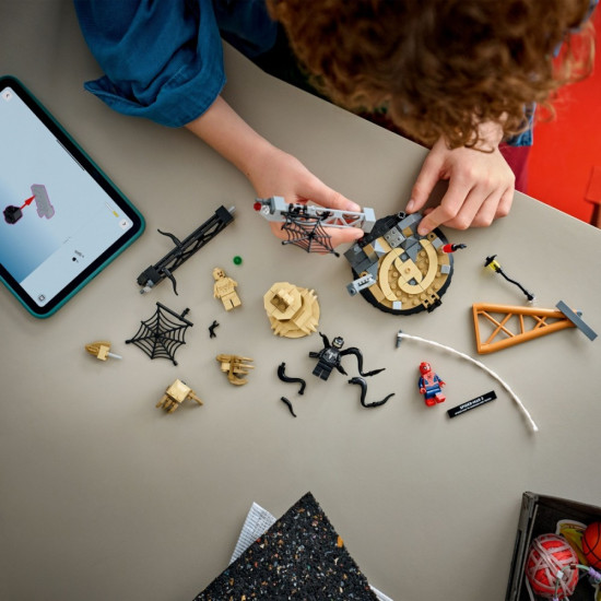 Klocki Super Heroes 76334 Epicka bitwa: Spider-Man kontra Sandman