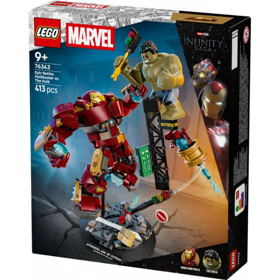Klocki Super Heroes 76343 Epicka bitwa: Hulkbuster kontra Hulk