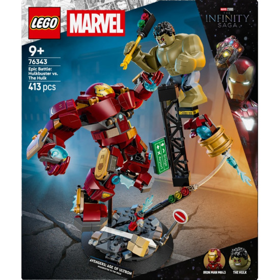 Klocki Super Heroes 76343 Epicka bitwa: Hulkbuster kontra Hulk
