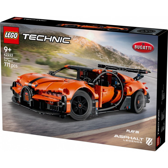 Klocki Technic 42222 Hipersamochód Bugatti Chiron Pur Sport