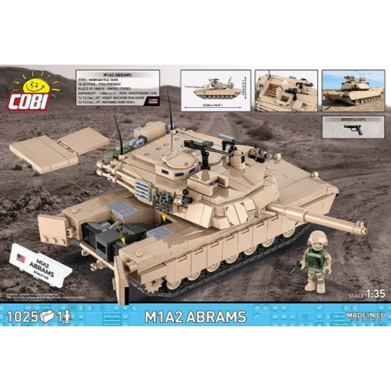 Klocki M1A2 Abrams 1025 klocków 