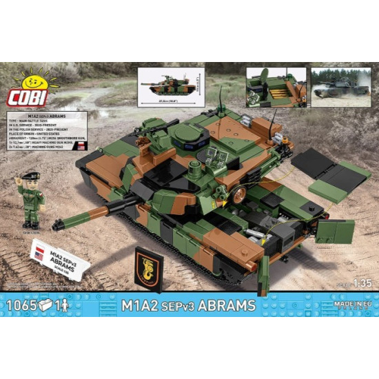 Klocki M1A2 SEPV3 Abrams 1065 klocków 