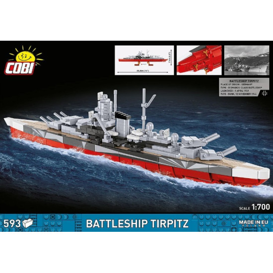 Klocki Battleship Tirpitz 593 klocki