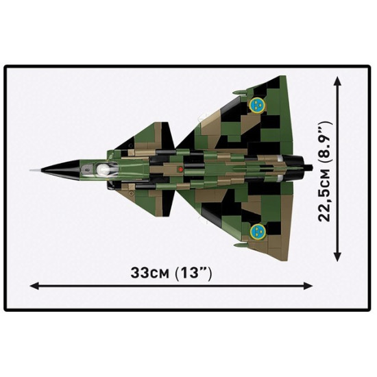 Klocki Saab AJS 37 Viggen 911 klocków