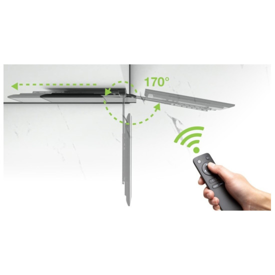 Uchwyt ścienny 32-75 cali 50kg elektryczny