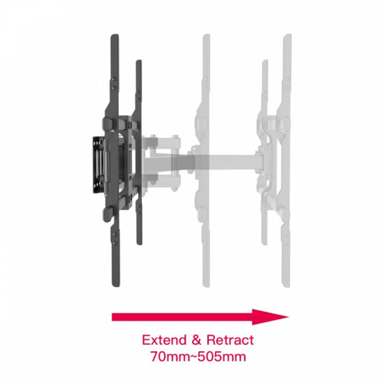 Uchwyt TV TB-854 do telewizora do 100 cali 65kg max VESA 800x600