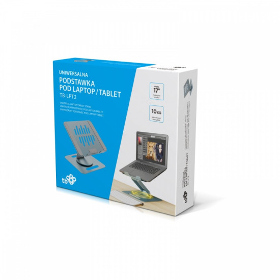 Podstawka stojak pod laptop/tablet TB-LPT2 do 15 cali 10kg