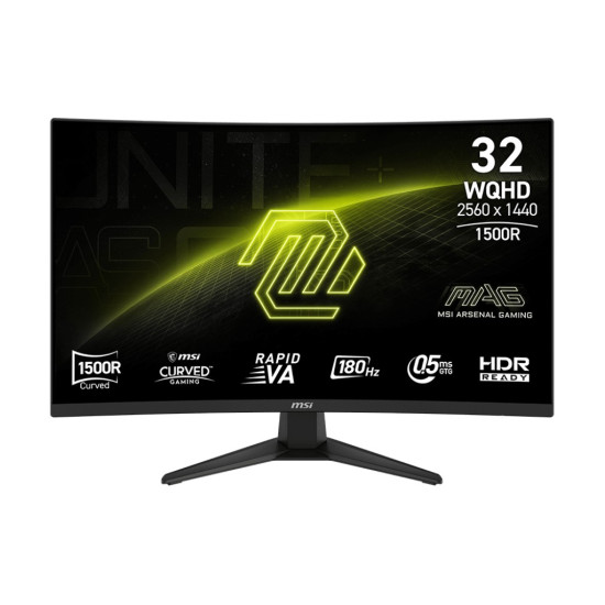 Monitor MAG 321CUPDF 31.5 cala LED/WQHD/LED/Curved/180Hz/czarny