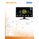 Monitor MAG 274QF X24 27 cali LED/FHD/Flat/240Hz/czarny