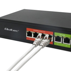 Przełącznik sieciowy SWITCH FAST Ethernet PoE | 4x RJ45 |  2x    RJ45 Uplink | 65W | 10/100Mb/s 