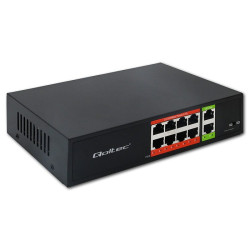 Przełącznik sieciowy SWITCH FAST Ethernet PoE | 8x RJ45 |  2x RJ45 Uplink | 120W | 10/100 Mb/s 