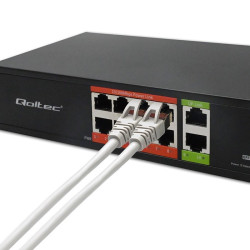 Przełącznik sieciowy SWITCH FAST Ethernet PoE | 8x RJ45 |  2x RJ45 Uplink | 120W | 10/100 Mb/s 