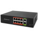 Przełącznik sieciowy SWITCH FAST Ethernet PoE | 8x RJ45 |  2x RJ45 Uplink | 120W | 10/100 Mb/s 