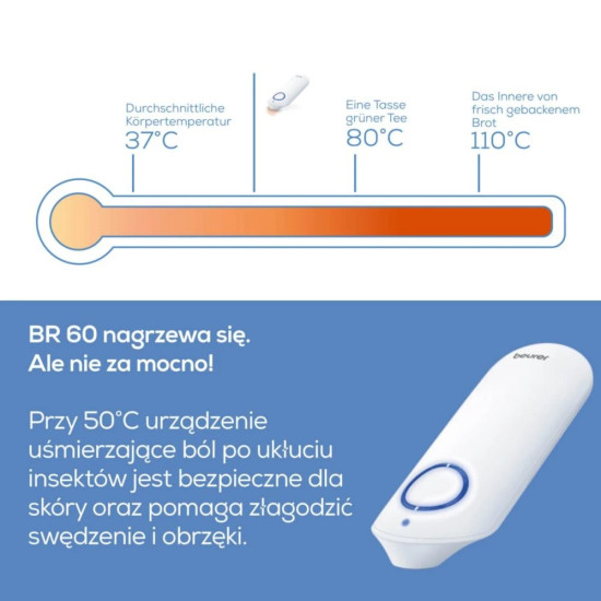 Urządzenie łagodzące ukąszenia owadów BR60
