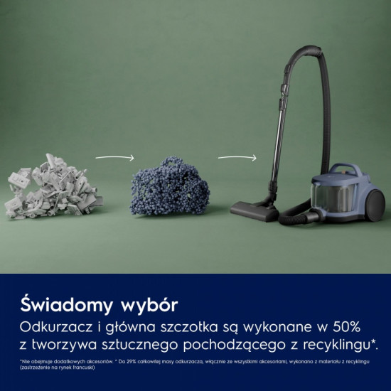 Odkurzacz bezworkowy linia 500 EL51C1LDB