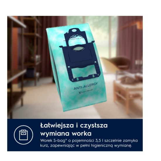 Odkurzacz workowy Pure D8 PD82-ALRG SILENCE