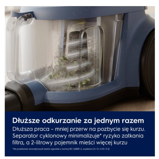 Odkurzacz bezworkowy linia 500       EL51A2UG