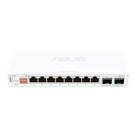 Przełącznik niezarządzalny QG-U1080 8 portów 2.5G + 2 porty 10G SFP+