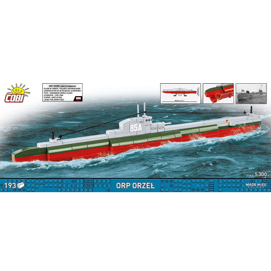 Klocki ORP Orzeł 193 klocki