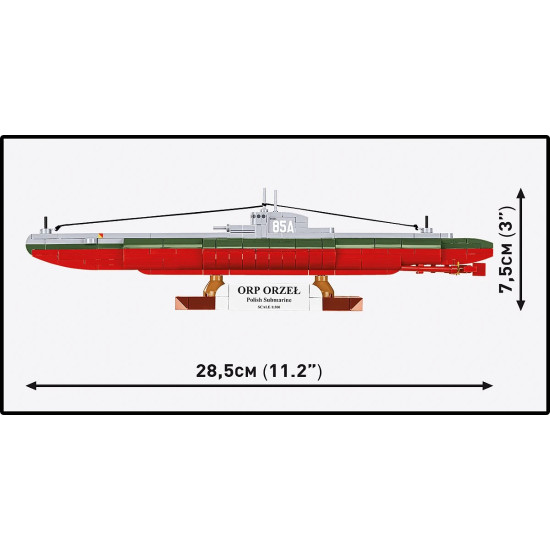 Klocki ORP Orzeł 193 klocki