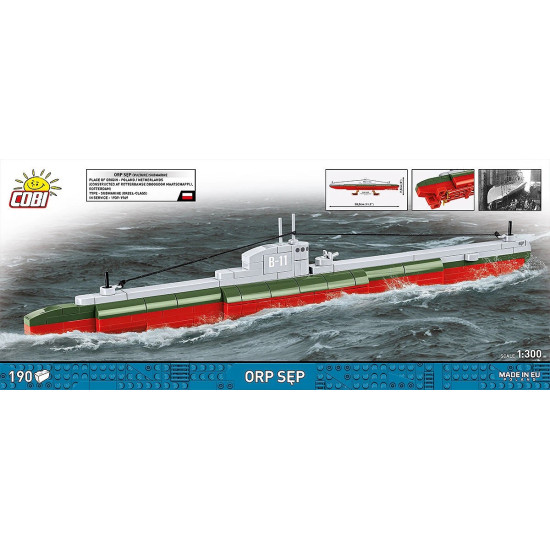 Klocki ORP Sęp 190 klocków